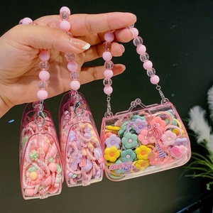 Juego de 20 Piezas de Coleteros para el Cabello con Flores, Dibujos Animados, Lindos, para Niños, Caja de Regalo para Niños - Product Image 3