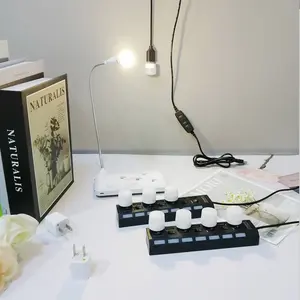 Mini lampe à prise USB colorée 5V Super lumineuse pour livre, chargeur d'alimentation Mobile USB, petites ampoules LED rondes pour veilleuse