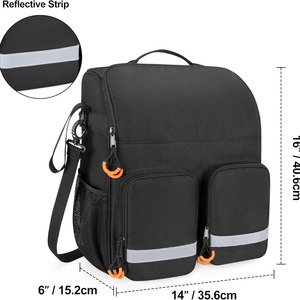 Sac de rangement pour accessoires de fauteuil roulant suspendu de style classique Organisateur pratique - Product Image 3