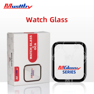 Musttby Serie MY - Cristal Exterior Flexible para Pantalla Táctil de iWatch S3 <span class=keywords><strong>LTE</strong></span>/GPS S4 S5 S6 SE S7 <span class=keywords><strong>S8</strong></span> S9 S10 45 49 41 38 42 44mm - Product Image 1