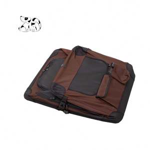 Jaula de Transporte para Mascotas de Alta Calidad, Resistente, con Laterales Suaves, Malla Transpirable, Aprobada por Aerolíneas, con Tazón Plegable para Perros y Gatos - Product Image 2