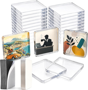 Professional Custom Size Crystal Clear Durable Magnetic Acrylic DIY for Fridge Decoration Creative Projects - Product Image 1