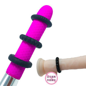 Vier Stück Silikon Foreskin Corrector Resistance Ring Verzögerung Ejakulation <span class=keywords><strong>Penis</strong></span> ringe Sexspielzeug für Männer Daily/Night Cock Ring % - Product Image 3