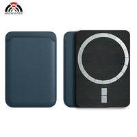 Promotion pour le nouveau portefeuille de porte-cartes magnétique en cuir TPU Design gaufré pour l'arrière des étuis de téléphone portable