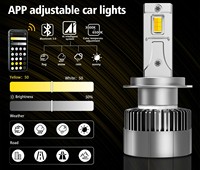 Kit de Iluminación LED con Doble Tubo de Cobre Refrigerado por Líquido |   Faros LED de 120W Blancos y Amarillos 3000K 6000K para Bombillas H1 H4 H7 H11 9005 9006