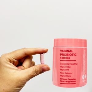 URO Producto de Higiene Femenina Más Vendido 60 Cápsulas de Probióticos Vaginales para el Equilibrio del PH Femenino Aceite Yoni de Aplicación Segura - Product Image 1