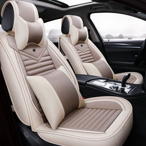 Großhandel 9 Stück Buchweizen umwelt freundliche Luxus Leinen Autos itz bezüge Full Set Universal - Product Image 3