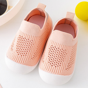 Chaussures décontractées basses antidérapantes à semelle souple pour bébés garçons et filles, respirantes, à rayures, printemps-été, pour apprendre à marcher, transfrontalières - Product Image 3