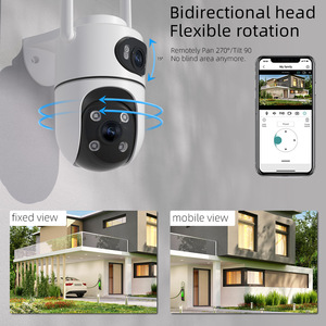 Cámara de Seguridad Wifi PTZ IP Impermeable ICSEE de Alta Calidad de 6MP, Detección de Movimiento en Exteriores, Alarma, Sistema CCTV de 360 Grados - Product Image 2