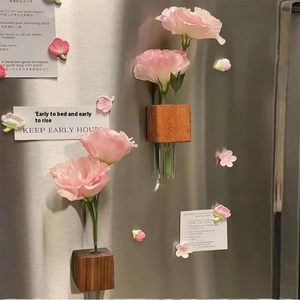 Carte vierge thème fleur écologique en bois pour cadeaux de noël porte-monnaie par sublimation avec gravure - Product Image 4