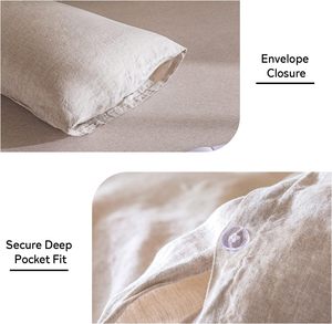 <span class=keywords><strong>Set</strong></span> di biancheria da letto francese 170 gsm certificato Oekotex all'ingrosso <span class=keywords><strong>set</strong></span> copripiumino in <span class=keywords><strong>lino</strong></span> biologico lavato in pietra dell'hotel di lusso - Product Image 3