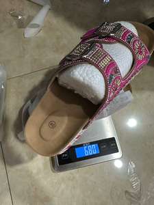 Yaz Rhinestones avrupa ve amerika birleşik devletleri ticaret platformu terlik 2025 artı boyutu kemer toka sandaletler ve terlikler kadın 43 - Product Image 6