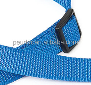 Venta al por mayor a granel, diferentes colores, hebilla de plástico ajustable, accesorios para mascotas, Collar de perro de nailon de plomo - Product Image 5