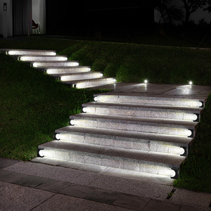 Luces <span class=keywords><strong>Solares</strong></span> LED para Escalones Exteriores con <span class=keywords><strong>Sensor</strong></span> <span class=keywords><strong>de</strong></span> <span class=keywords><strong>Movimiento</strong></span> Automático, IP65 Impermeables, Luz Blanca Cálida, Lámparas <span class=keywords><strong>Solares</strong></span> para Escaleras <span class=keywords><strong>de</strong></span> Jardín y Patio - Product Image 3