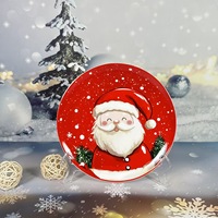Ensemble d'assiettes en céramique pour le Nouvel An, assiettes de Noël