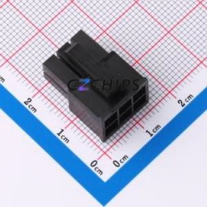 ZX-5557-4.2-2-3P-HGJK Housing (Wire-to-Board / Wire-to-Wire) P=4.2mm Connector 2x3P 4.2mm Mini-Fit (MX 4.2) 4.2mm - Product Image 1
