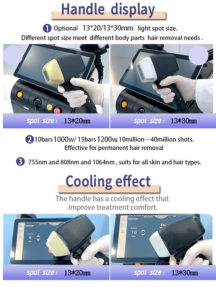 Alma Professional 808mn Diode Laser Ice Titanium Diode Hair Removal Machine
