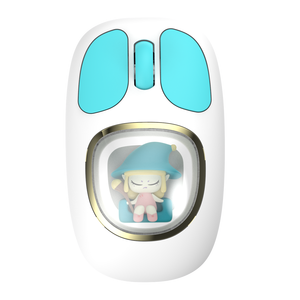 2025 personalizado lindo patrón de dibujos animados Mini ratón USB inalámbrico Venta caliente doble modo LED retroiluminado para computadora portátil - Product Image 3