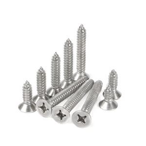 Nhà Máy gb846 M5 0.8 thép carbon khai thác ốc vít SUS304 316 phẳng chéo lõm chìm đầu gỉ h1lkopu vít cam khóa - Product Image 1