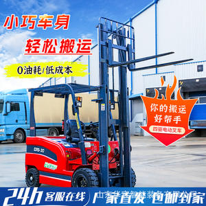 Chariot élévateur hydraulique de 1 tonne pour entrepôt frigorifique, chargement et déchargement, 2 roues motrices, nouvelle énergie, fourche - Product Image 3