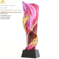 Trophée en cristal K9 gravé, portable et poli, collection Printemps 2026 – Vente chaude, design créatif, options personnalisables, conception gratuite, OEM