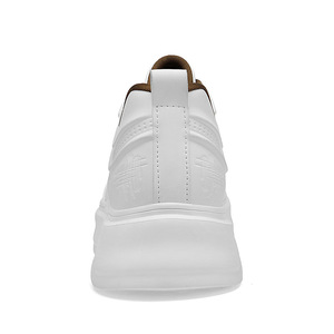 <span class=keywords><strong>Scarpe</strong></span> <span class=keywords><strong>Sportive</strong></span> in Vera Pelle a Righe Traspiranti Leggere <span class=keywords><strong>con</strong></span> Lacci e <span class=keywords><strong>Tacco</strong></span> Basso per Tutte le Stagioni <span class=keywords><strong>con</strong></span> Rialzo <span class=keywords><strong>Interno</strong></span> Invisibile - Product Image 4