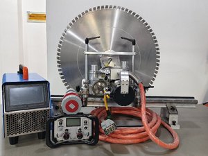 Scie murale haute fréquence, machine de découpe de béton puissante 26KW 380V 220V HF26, moteur à refroidissement par eau, moteur plus puissant, coupe rapide - Product Image 1