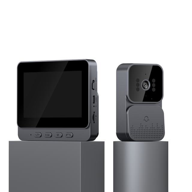 Home Security Ring Video Doorbell Two Way Audio Night Vision Battery Video Intercom LCD Monitor M10 Door Bell Camera