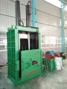 Automation Hydraulic Vertical Truck Car Used Tyre Baler For Sale Scrap Waste Baler Machine