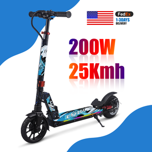 Chine Vente en gros ED200 Scooter électrique 20km 200W Adolescents 8 pouces Roue pneumatique 100KGS Road <span class=keywords><strong>Runner</strong></span> Scooter électrique - Product Image 2
