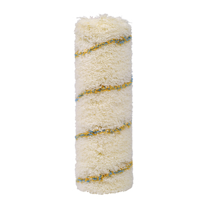 Rouleau de peinture industriel/DIY de 10 pouces, haute qualité, trois couleurs, rayures beiges, polyamide, personnalisable, avec cadre à dégagement rapide, support OEM - Product Image 3