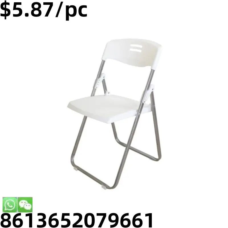 Modern Saling Metal Indoor Courntyard Clerk Comfortable Steel Folding Chair