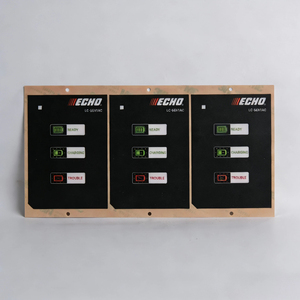 Custom Brand PET/PC Nameplates For Screen Printing And Die-cutting On Instrument Panels (Light Blue)