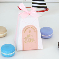Boîte cadeau trapézoïdale créative et écologique pour mariage, emballage en papier pour chocolats, bonbons, friandises