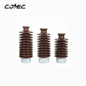 Hot sale 12.5kn 55kv 57-4 Porcelain Line Post Insulators for Transmission Lines