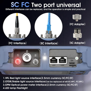 Schlussverkauf Produkte NK4000D <span class=keywords><strong>OTDR</strong></span> Mini 1310/1550nm 26/24db Live-Testtool G652 SM <span class=keywords><strong>Otdr</strong></span> Glasfaser-Testgerät - Product Image 6
