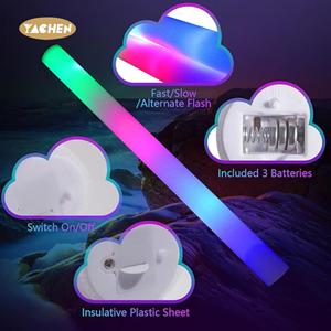 Yachen ánh sáng-up đồ chơi 3 chế độ nhấp nháy dẫn ánh sáng gậy cho đám cưới buổi hòa nhạc giáng sinh Halloween Nguồn cung cấp bên bọt Glow Sticks - Product Image 2
