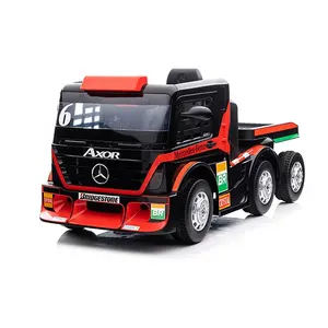 特许奔驰6轮玩具车乘坐卡车和汽车和卡车为儿童电动车24v