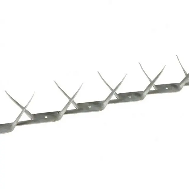 Vendita calda anti ruggine anti uccello anti ladro punte di metallo da parete di medie dimensioni spikes per cortile di sicurezza
