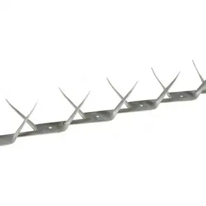 Hot sale anti rust anti bird anti thief metal spikes medium size wall spikes for yard security