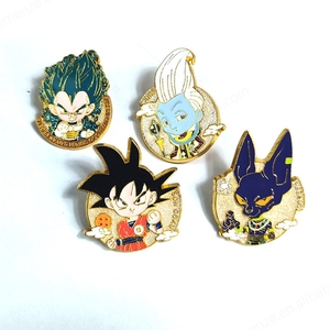 (¡Gran Venta!) Insignia de Aleación de Anime, Insignia de Metal de Recuerdo de Dibujos Animados, Insignia de Broche de Goku de DBZ para Regalo - Product Image 4