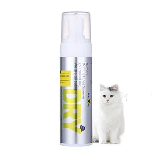 Shein Supplier Pet Dry Foam Hypoallergenic Safe Licking Natural Pet Dry Shampoo