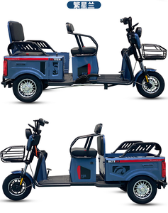 <span class=keywords><strong>Tricycle</strong></span> électrique motorisé à trois roues Everbright 48V, rickshaw pour passagers, carrosserie ouverte, puissance 501800W, vitesse 30 km/h, pour adultes 2 - Product Image 1