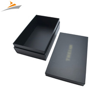 Boîte d'emballage recyclable avec couvercle rigide et base de luxe avec impression de logo personnalisé boîte d'emballage cadeau pour homme ceintures attaches