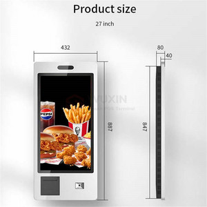 Kioscos de Pago con Pantalla Táctil Capacitiva, Diseño Nuevo y Moderno, en Oferta, con Reconocimiento Facial, Android/Linux/Windows - Product Image 3