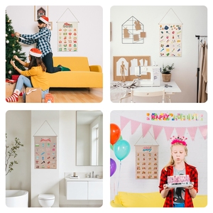 Nuovo Arrivo: Calendario <span class=keywords><strong>dell</strong></span>'Avvento Natalizio da 24 Giorni per Sublimazione, Organizer da Parete per Artigianato - Product Image 4