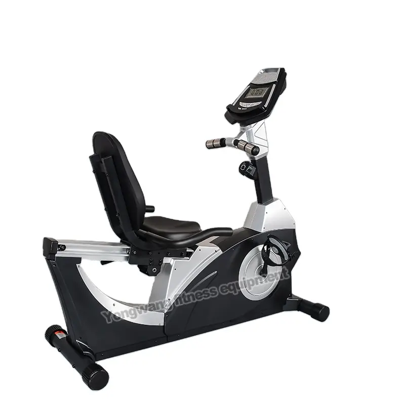 Bicicleta de ejercicio reclinable, equipo de gimnasio elegante, popular, Comercial