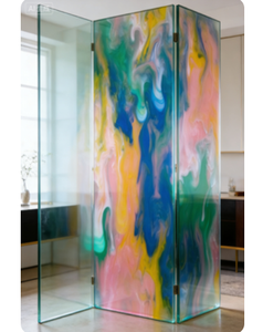 Feuille acrylique à motifs, diffuseur de lumière, améliorant l'intimité, pour la décoration intérieure, séparateur de pièce, fabrication d'écrans - Product Image 6