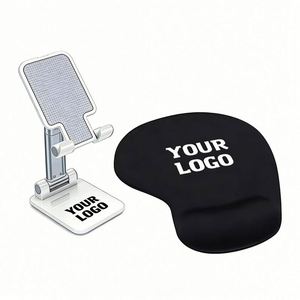 New Design Custom Logo <b>Stand</b> Holder Portable Foldable Desktop Mobile Phone Holders for Promo Gift Wholesale - Product Image 1