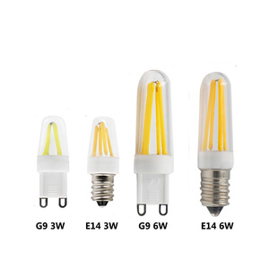G9 <span class=keywords><strong>E14</strong></span> gradation lumière source 110V 220V <span class=keywords><strong>6W</strong></span> cristal filament D'ÉPI A MENÉ LA lampe d'ampoule de maïs - Product Image 4